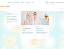 Tablet Screenshot of frauenarztpraxis-basel.ch